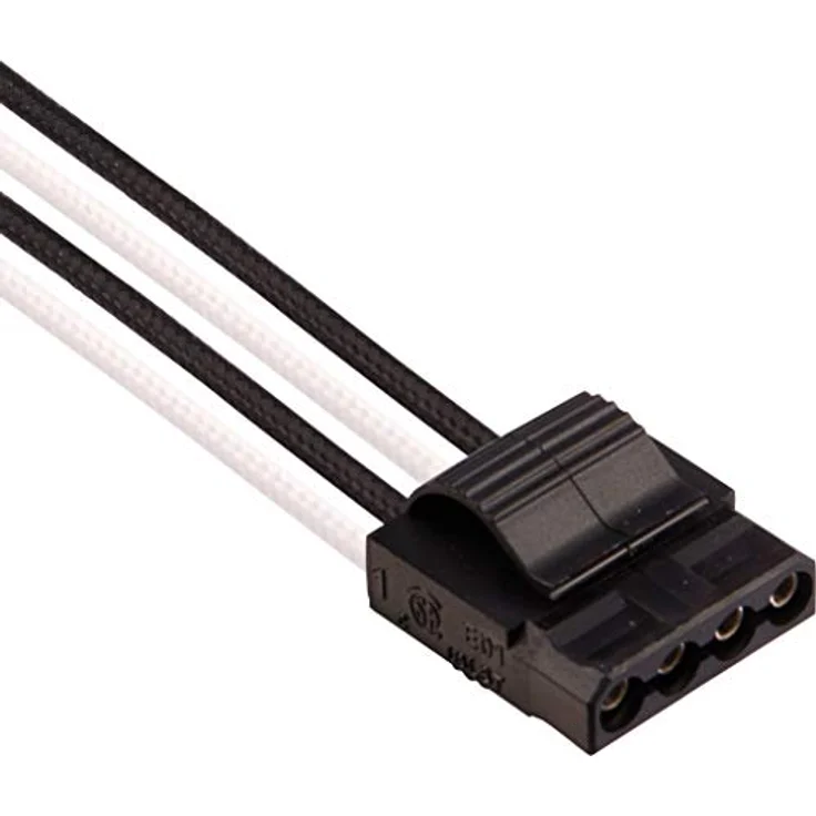 Corsair Premium Sleeved Netzteil Pro-Kabel-Set Typ4 (Generation 4-Serie) Weiß-Schwarz – Bild 6