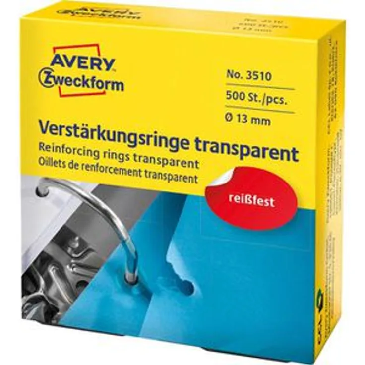 Zweckform 3510 Lochverstärkungsringe transparent