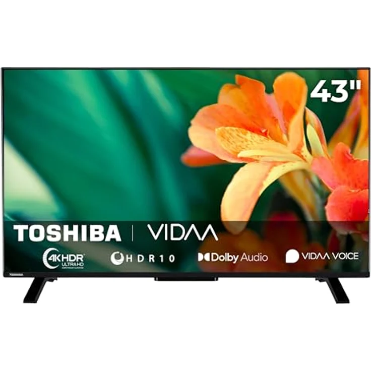 Toshiba 43UV2363DA, 43 Zoll Smart TV mit VIDAA, 4K UHD, HDR, Triple-Tuner und Dolby Audio – Bild 1