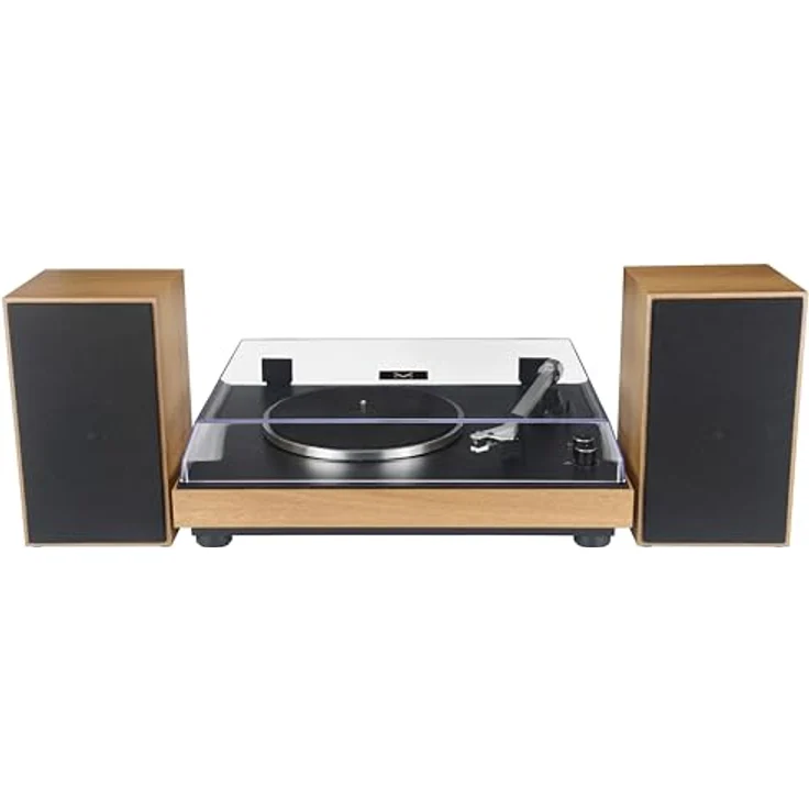 Majestic TT 54 Vintage Plattenspieler mit kabelloser Bluetooth-Technologie, USB-Eingang und zwei externen 30 W Stereo-Lautsprechern – Bild 2