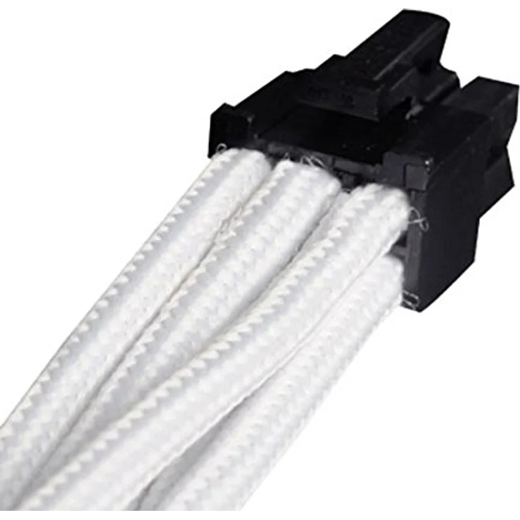 SilverStone SST-PP07-IDE6W - Netzteil-Verlängerungskable 25cm 6pin auf PCI-E 6pin, weiss - Preisvergleich – Bild 5