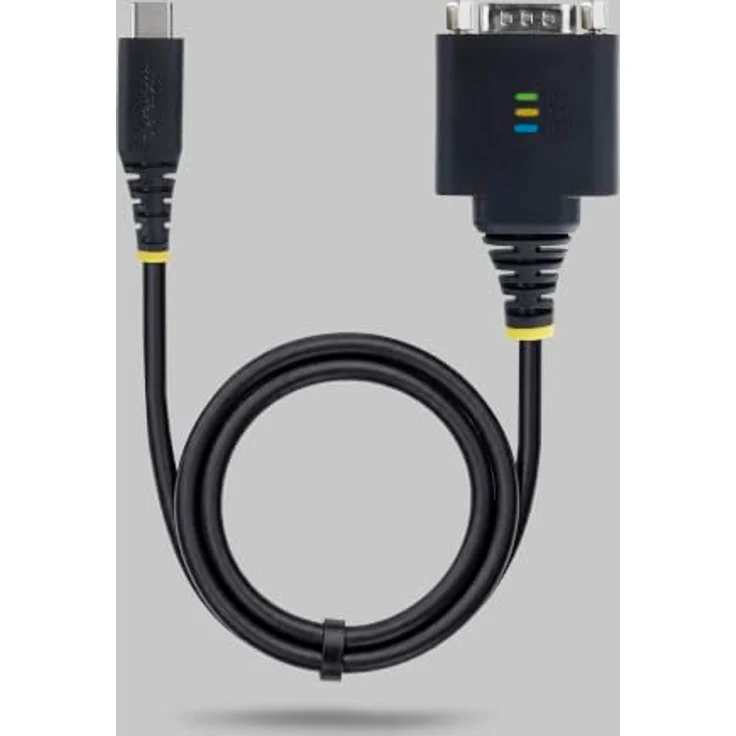 StarTech.com USB-C zu DB-9 Serielles Kabel, 30 cm, Schwarz, unterstützt RS-232 und USB 2.0 – Bild 5