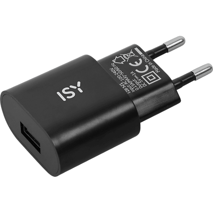 ISY IZB-521, Universal Reiseladegerät 1A, Schwarz