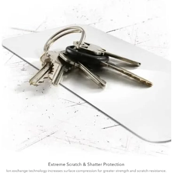 ZAGG InvisibleShield Glass Elite Displayschutzfolie für iPhone 14 Pro, stoßfest, wischfest, kratzfest, antimikrobiell, (transparent) – Bild 3