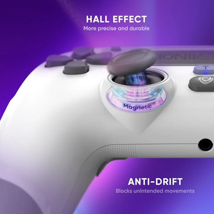 Oniverse Revolt V2, Gaming Controller für iOS, PC, PS4 und Android, kabellos, weiss – Bild 2
