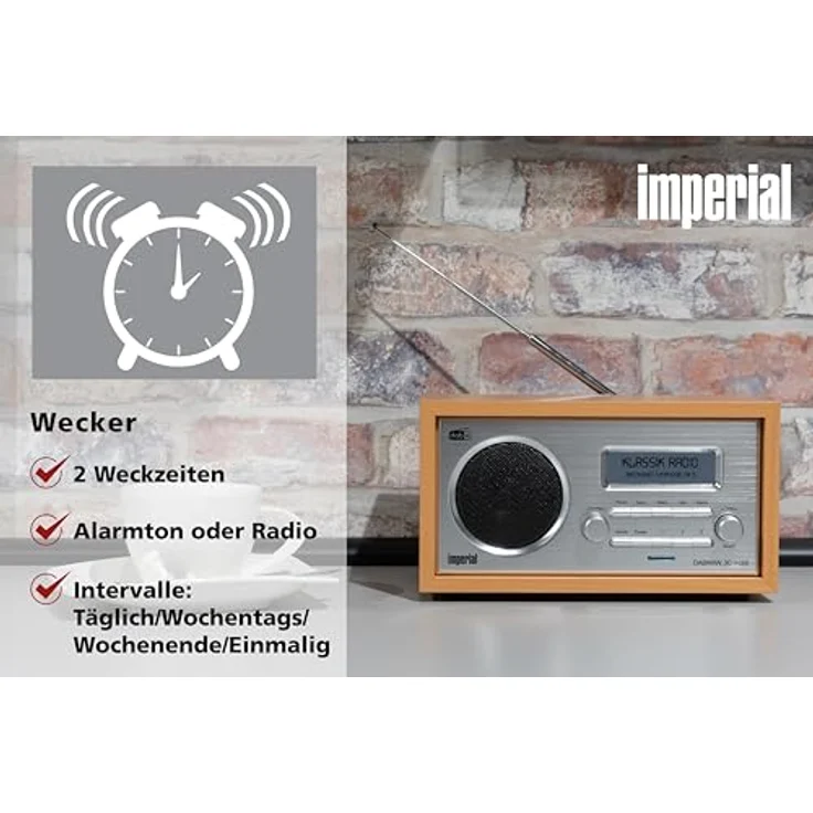 Imperial DABMAN 30 mobil (DAB+, FM), Radio, Braun – Bild 6