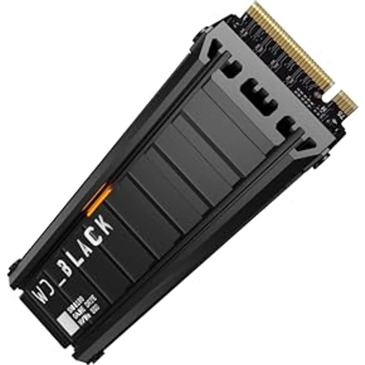 WD_BLACK SN8100 1 TB PCIe 5.0x4 NVMe M.2 SSD mit Kühlkörper, Lesegeschwindigkeit bis 14.900 MB/s, Schreibgeschwindigkeit bis 11.000 MB/s, TLC 3D CBA NAND – Bild 4