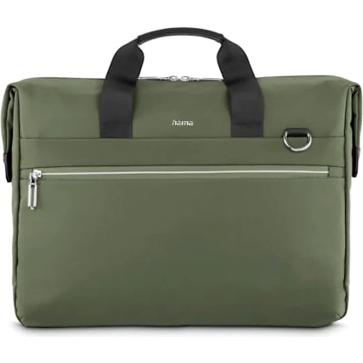 Hama Laptoptasche „Ultimate“ grün, für Laptops 40-41 cm, 15,6-16,2“, gepolstert, wasserabweisend, mit Tabletfach 11“, viele Fächer, Schultergurt, Trolleyschlaufe – Bild 1