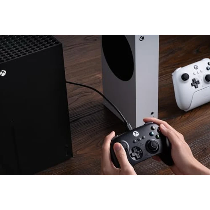 8bitdo Ultimate 3-mode, Gaming Controller für Xbox One S, Xbox Series X/S & Windows, Anpassbare Profilwechsel-Taste, Schwarz – Bild 8