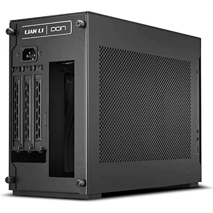 Lian Li Lian-Li Kompatibles A4-H2O X4 Mini-ITX Gehäuse, PCIE4.0 Riserkabel - Schwarz – Bild 4