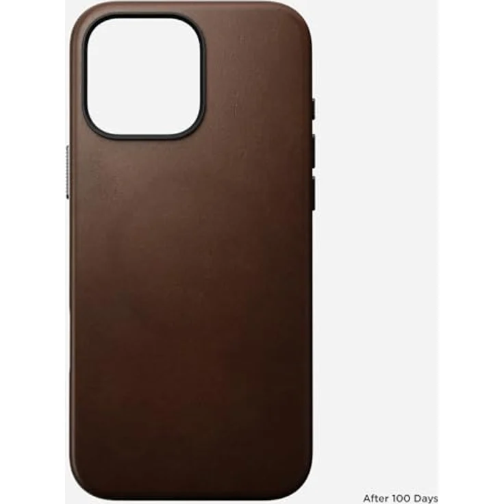 NOMAD Traditional Leather Case | für iPhone 16 Pro | MagSafe-kompatibel | Brown Echtleder Schutzhülle – Bild 4