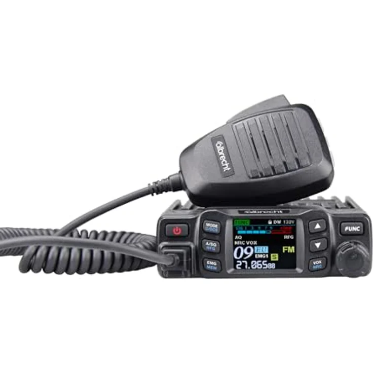 Albrecht AE 5900 Mini SSB, Kompaktes CB-Funkgerät mit 12 Watt SSB-Leistung, TFT-Farbdisplay und digitaler Rauschunterdrückung – Bild 1
