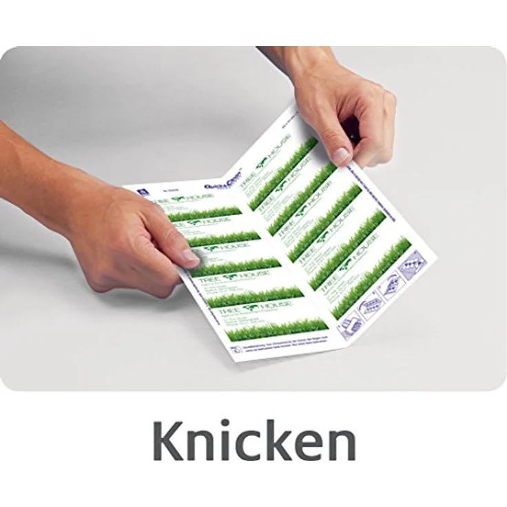 AVERY Zweckform C32028-25 Premium Visitenkarten, blanko (250 Stück, 240g, 85x54 mm, beidseitig bedruckbar, glänzend weiß, absolut glatte Kanten, 25 Blatt) zum Selbstbedrucken auf Inkjet-Druckern – Bild 6