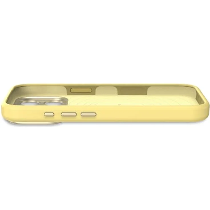 Decoded Silikonhülle für iPhone 17 Pro Max, Premium Soft-Touch, Antibakterielle Beschichtung, MagSafe Kompatibel, Fallschutz, Kratzfest, Gelb – Bild 4