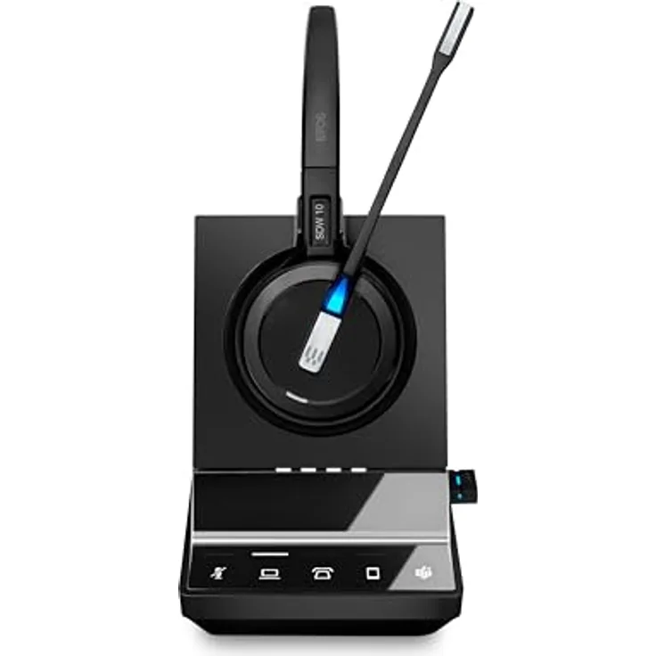 EPOS IMPACT SDW 5016T, Kabelloses DECT Mono Headset mit Noise Cancelling und Triple-Konnektivität für PC, Tisch- und Mobiltelefon