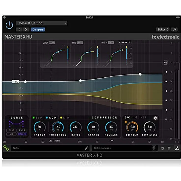 TC Electronic Master X HD-DT, Multiband-Dynamikprozessor-Plug-In mit physischem MIDI-Controller, USB 2.0, 3-Band-Verarbeitung – Bild 2
