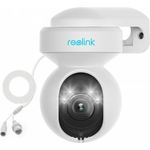 Reolink E1 Outdoor 5MP PTZ 2.4/5G WLAN IP Überwachungskamera (Außenbereich, Personen- & Autoerkennung, Farbige Nachtsicht, Auto-Tracking, Zoom)