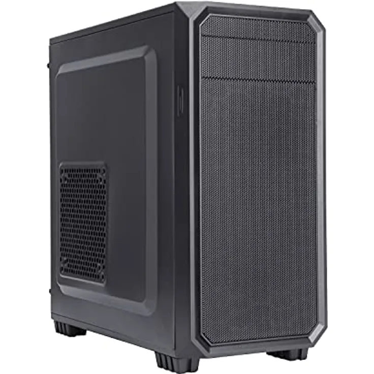 iTek Patriot Mini Evo Gehäuse - Mini Tower, mATX, USB3, Card Reader - ohne Netzteil, ITOCPAMIE, Schwarz