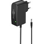 goobay 64977 Universal Netzteil 12 V / 12 W 1 A Steckernetzteil/Ersatznetzteil mit DC-Stecker 5,5 mm x 2,1 mm für TV Box, Router, LED-Streifen, Videokamera / 1.8 Meter