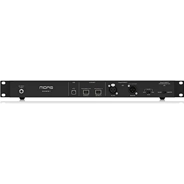Midas DN4816-I StageConnect Interface, Breakout-Box mit 16 XLR Eingängen für StageConnect und Ultranet, niedrige Latenz, 24 Bit unkomprimiertes PCM – Bild 5
