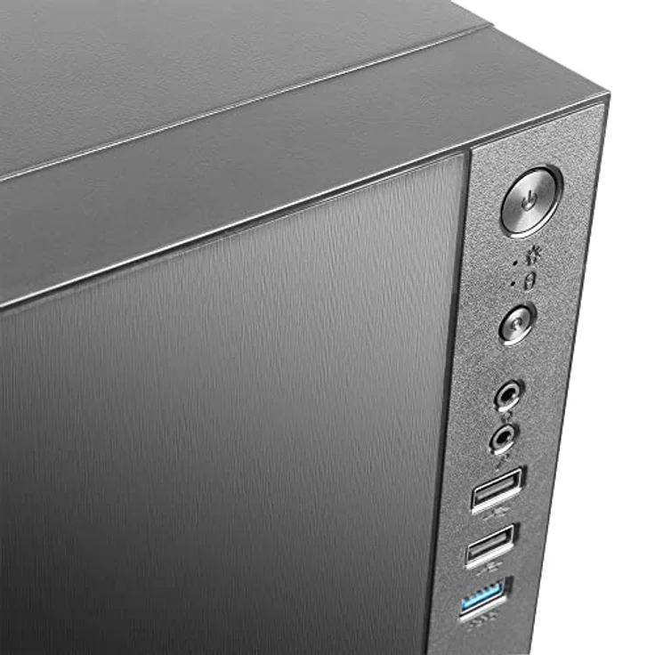 Tacens Anima ACX500, Micro ATX PC Gehäuse, 12cm Lüfter, 500W Netzteil, USB 3.0, Schwarz, Compact – Bild 3