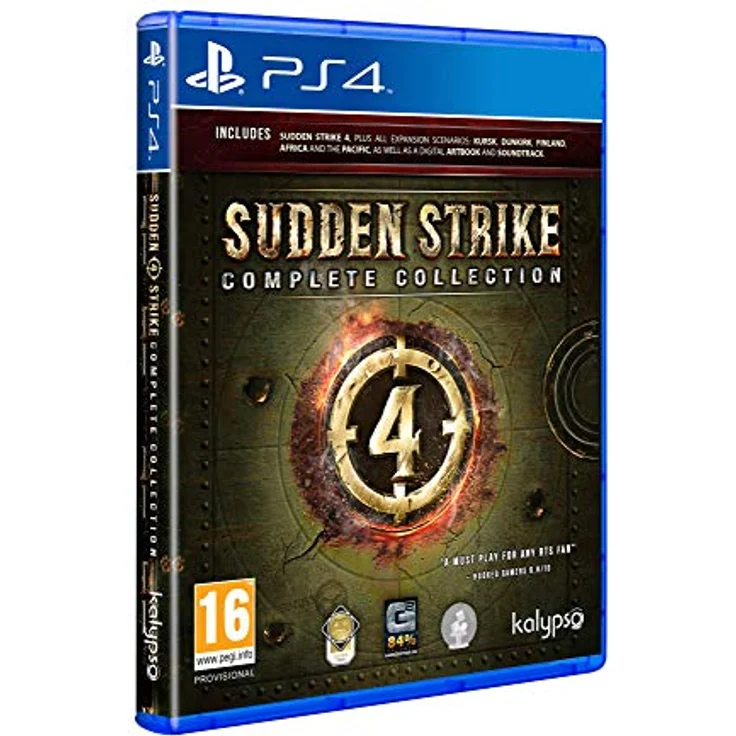 Kalypso Sudden Strike 4 Complete Collection (Playstation 4) - Enthält Hauptspiel und alle 5 DLCs, Artbook und Soundtrack, über 10 neue Karten, competitive Mehrspieler-Modi – Bild 1