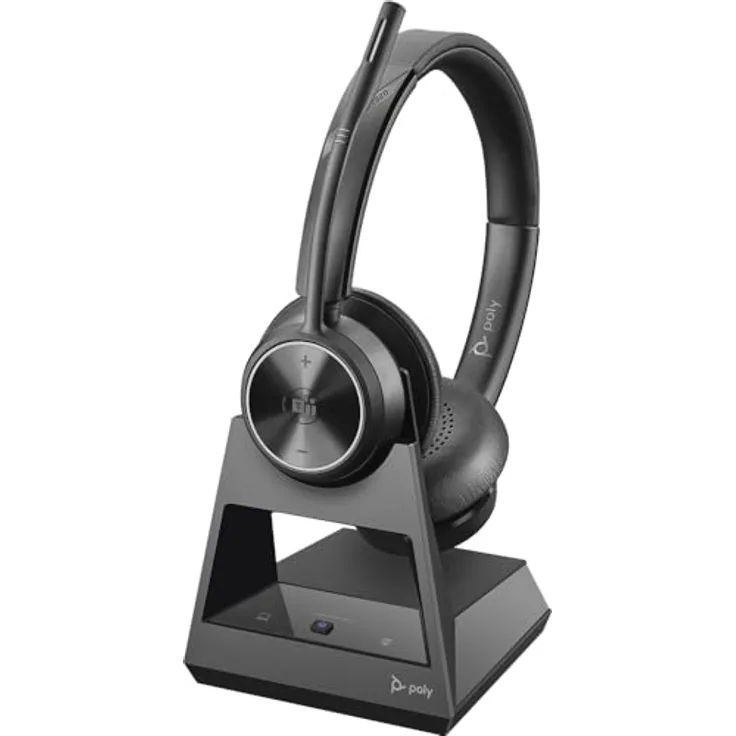 Polycom Poly DECT Ersatzheadset Savi 7320, Wireless In-Ear-Kopfhörer, schwarz, 5 W Ladeleistung