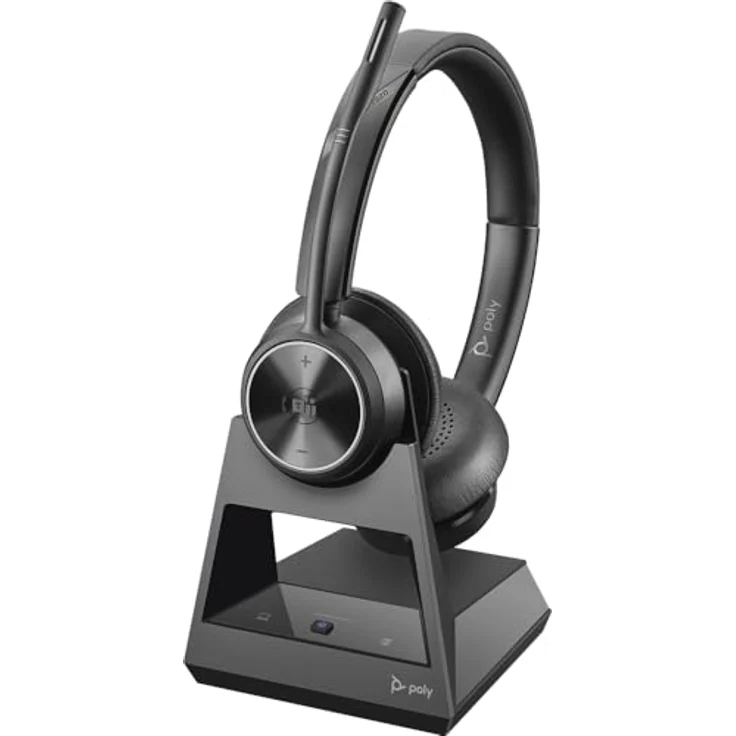 Polycom Poly DECT Ersatzheadset Savi 7320, Wireless In-Ear-Kopfhörer, schwarz, 5 W Ladeleistung – Bild 1