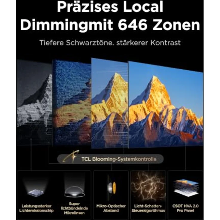 TCL Q7 85Q7D Pro, 85 Zoll 4K Ultra HD Mini LED Smart-TV mit Dolby Atmos, WLAN, 3840 x 2160 Pixel – Bild 12