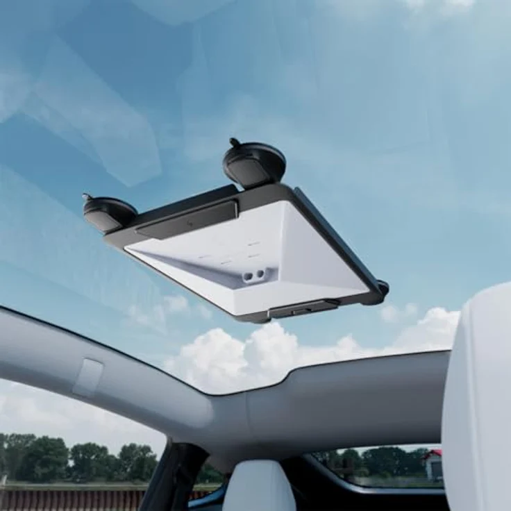 Spigen ACP09333, Smartphone Halterung mit sicheren Saugnäpfen und schützenden Polstern, Schwarz – Bild 1