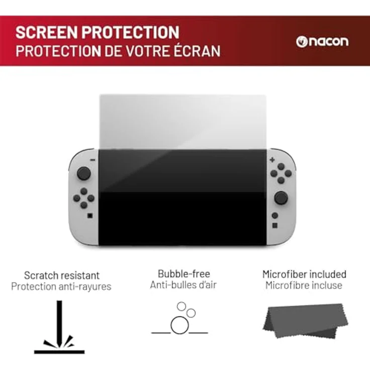 NACON SWITCH2POUCHBLACK, Reisekoffer für Nintendo Konsolen, Schwarz, aus EVA und Nylon, mit Reißverschluss, 115 mm – Bild 3