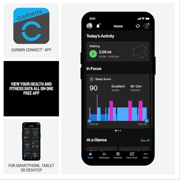 Garmin Venu 4, Smartwatch mit GPS, Fitness-Tracking und hochwertigen Display, Schwarz – Bild 5