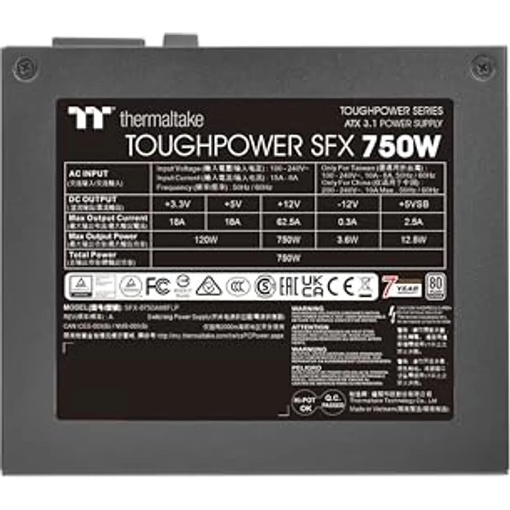 Thermaltake Toughpower SFX 750W | ATX 3.1 | 80Plus Platinum – Bild 5