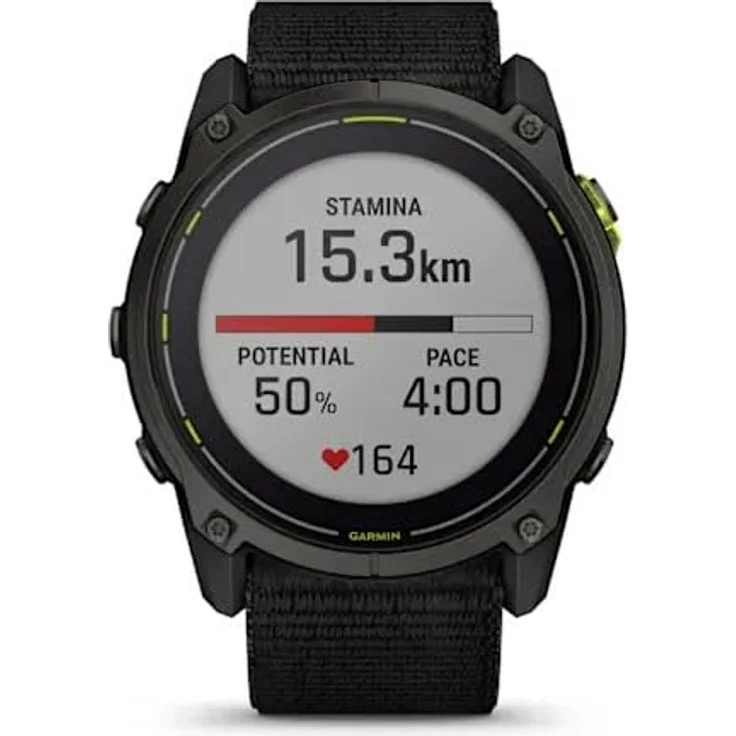 Garmin Enduro 3 Solar Sapphire Schwarz/Carbongrau Titan – Bild 6