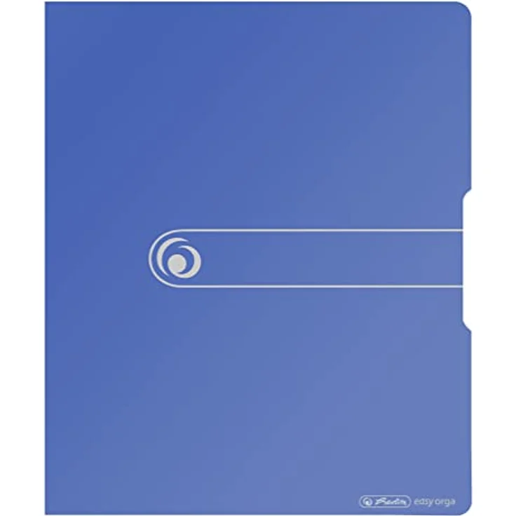 Herlitz Präsentationsordner, Ringbuch A4 PP 2-Ring 3,8cm opak blau easy orga to go – Bild 3