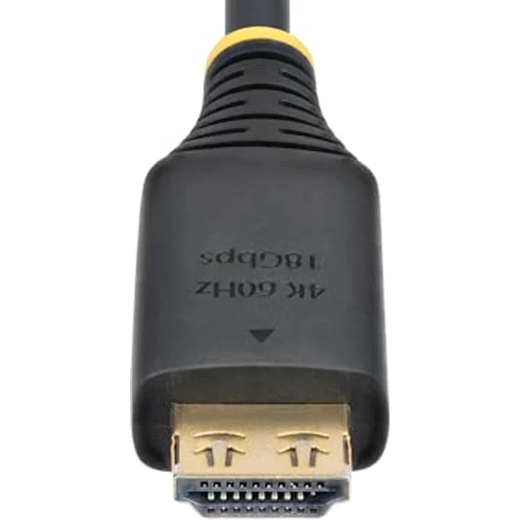 StarTech.com 1,8m High Speed HDMI-Kabel mit Griff-Steckern, 4K 60Hz, 1440p 144Hz, HDR10, HDCP 2.2, TPE-Mantel, Schwarz – Bild 5