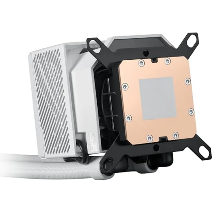 ASUS ROG Ryujin III 360 ARGB All-in-One-Flüssigkeitskühler, CPU-Kühler mit 3,5 Zoll LCD, Asetek-Pumpe, 8. Generation, ROG ARGB Kühler, 120 mm, Daisy Chain, Weiß – Bild 4