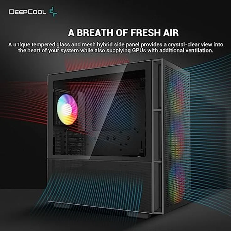 DeepCool CH560 DIGITAL Midi Tower schwarz – Bild 3