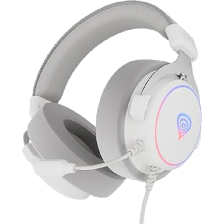 Genesis Neon 764 Gaming Kopfhörer, Kabelgebunden, 20 - 20000 Hz, 425 g, Weiß – Bild 8