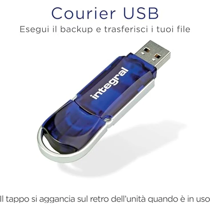 Integral INFD32GBCOU Courier USB-Speicherstick, Blau 256 GB 256 GB – Bild 2