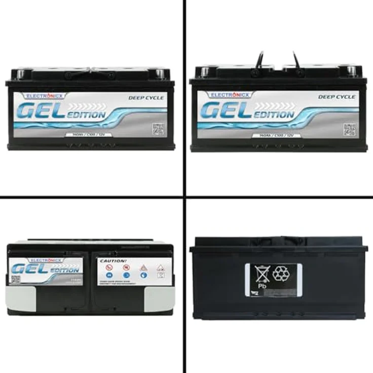 Electronicx Gel Batterie 140 AH 12V, wartungsfreie Solarbatterie für Wohnmobil und Boot, stoßfest und langlebig – Bild 9