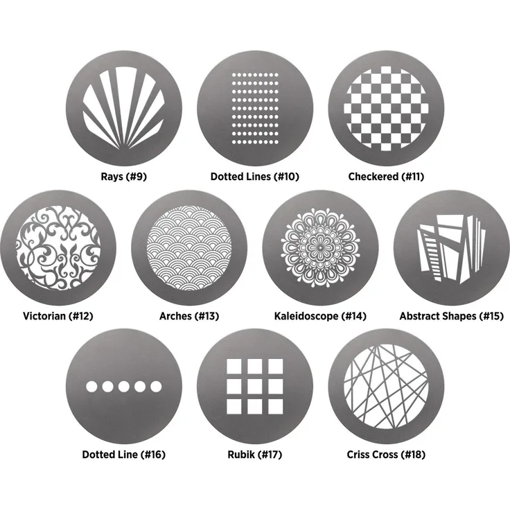 Westcott Optical Spot Gobo Pack  1: Patterns, Softbox + Reflektor