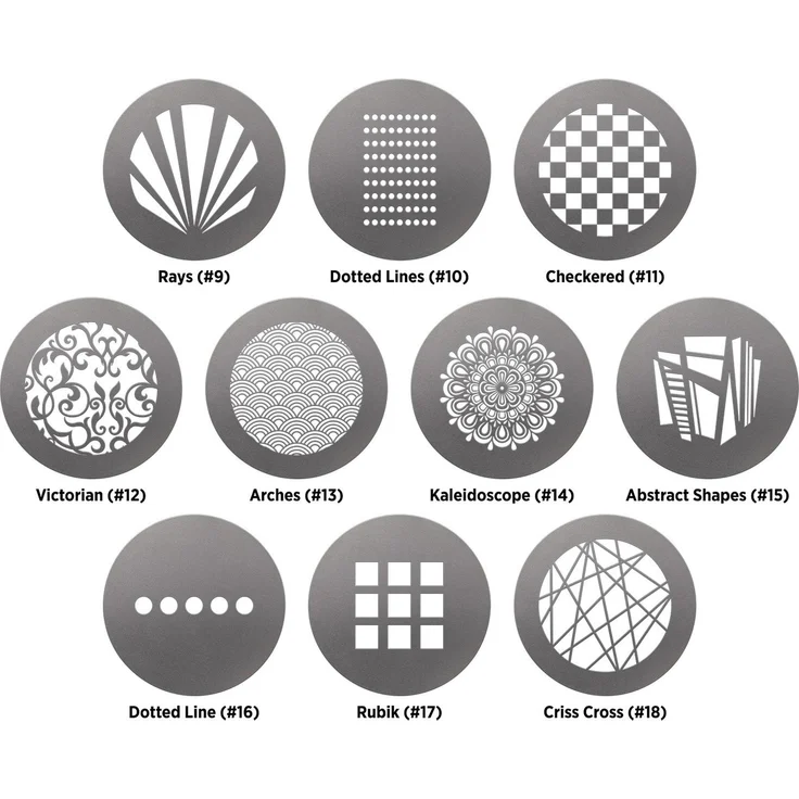 Westcott Optical Spot Gobo Pack  1: Patterns, Softbox + Reflektor