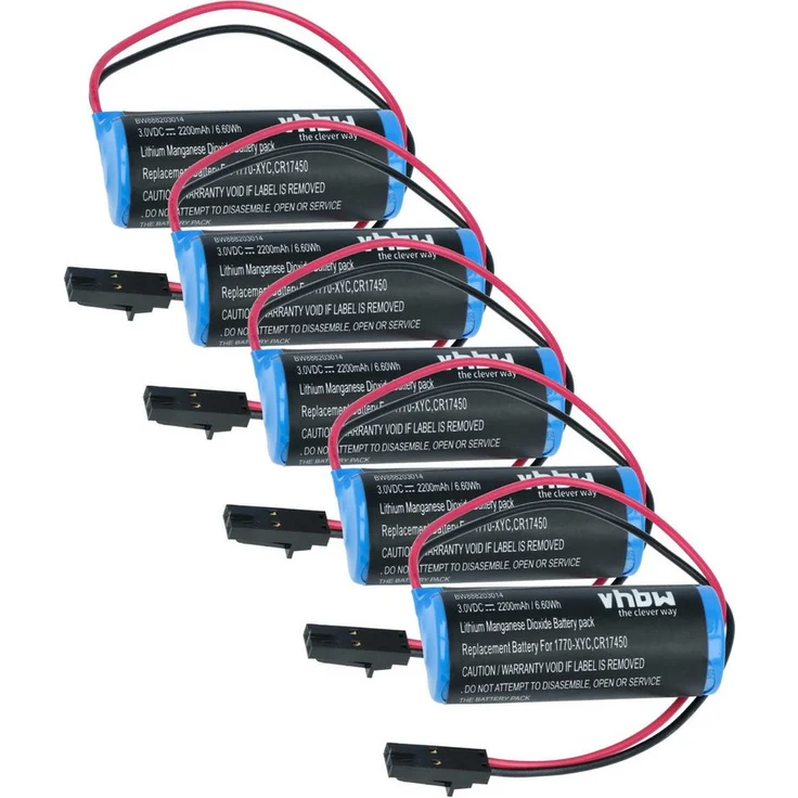 vhbw Batterie kompatibel mit Allen Bradley 1785-L60C15, 1785-L60C, 2200 mAh, Li-MnO2 Technologie für speicherprogrammierbare Steuerungen