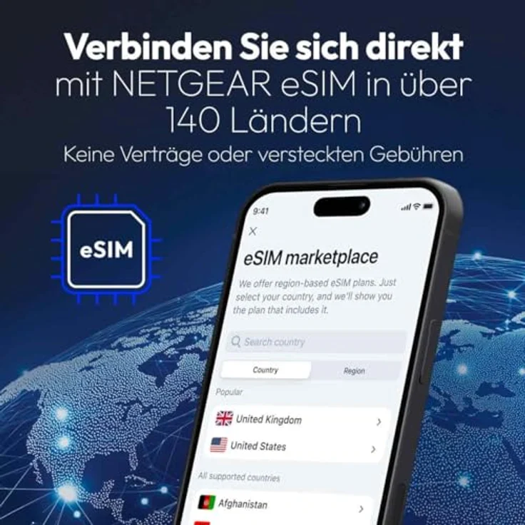 Netgear MH7150 Nighthawk 5G Mobile Hotspot, Dual-Band WLAN Router mit eSIM und integriertem Bildschirm, Schwarz – Bild 5