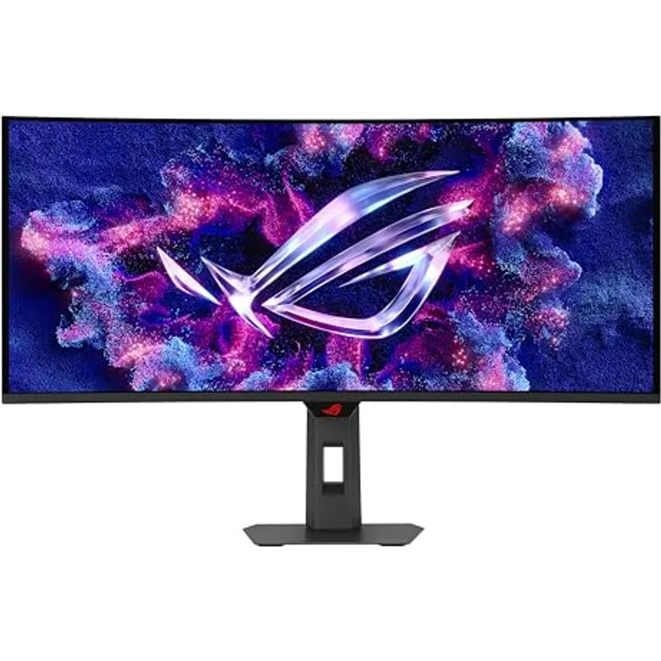 ASUS ROG Strix OLED XG34WCDG, 34 Zoll Gaming Monitor mit 3440x1440, 175Hz, 0,03ms, Neo Proximity Sensor, 99,3% DCI-P3, G-Sync kompatibel, HDR, USB-C