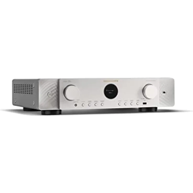 Marantz Cinema 70s 7.2-Kanal AV-Receiver, HiFi Verstärker, Alexa kompatibel, 6 HDMI Eingänge und 1 Ausgang, 8K-Video, Bluetooth, WLAN, Musikstreaming, Dolby Atmos, AirPlay 2, HEOS Multiroom, Silver