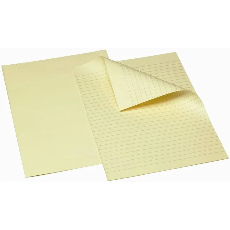 Bantex Kopierpapier Konceptpapir, gelb, 80g/m², unlinierte A4 Blätter, 250 Blatt pro Paket