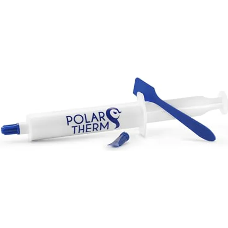 Polartherm X-10 Wärmeleitpaste für CPU & GPU, 40 Gramm, hohe Wärmeleitfähigkeit, lange Haltbarkeit, nicht leitend