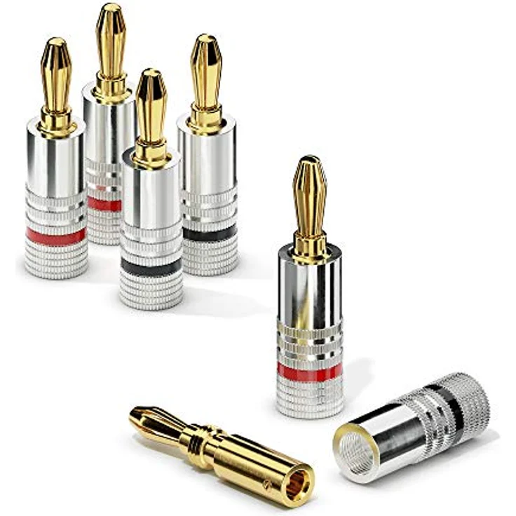 PureLink sonero Bananenstecker - schraubbar - 4er Set – Bild 2
